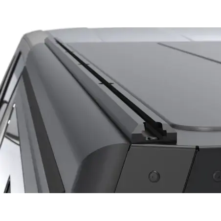 Hardtop Contour noir/ lisse avec fenêtre latérale pour Toyota Hilux Revo 2016+ double cabine Alu-Cab